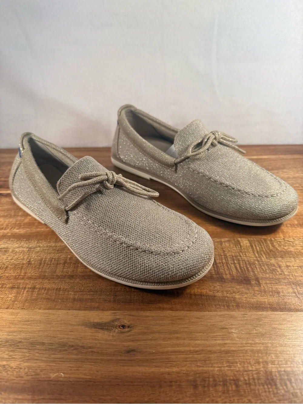 Rothy's Boat Shoe in Shimmery Sand Size 7.5